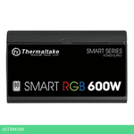 Блок питания Thermaltake ATX Smart RGB 600 80+ 600W (PS-SPR-0600NHSAWE-1)