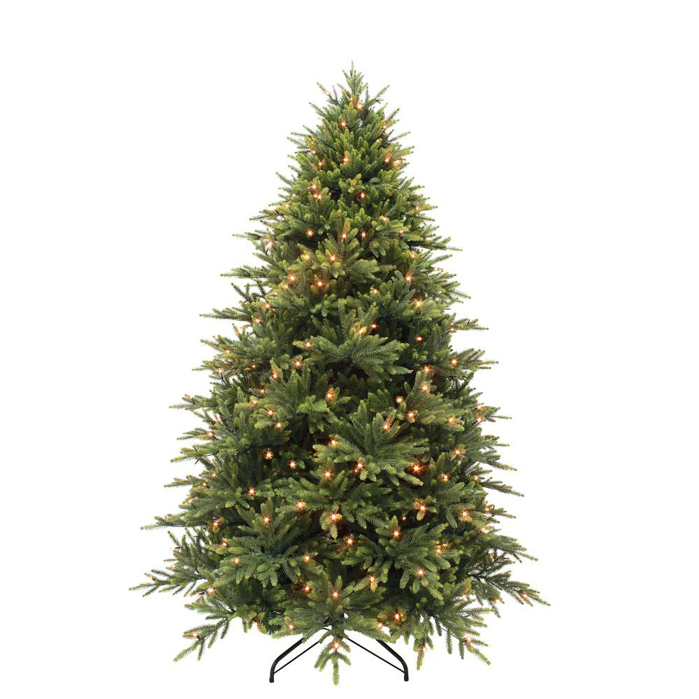 Ель Королевская Премиум 100% литая 168 ламп 155см зеленая Triumph Tree