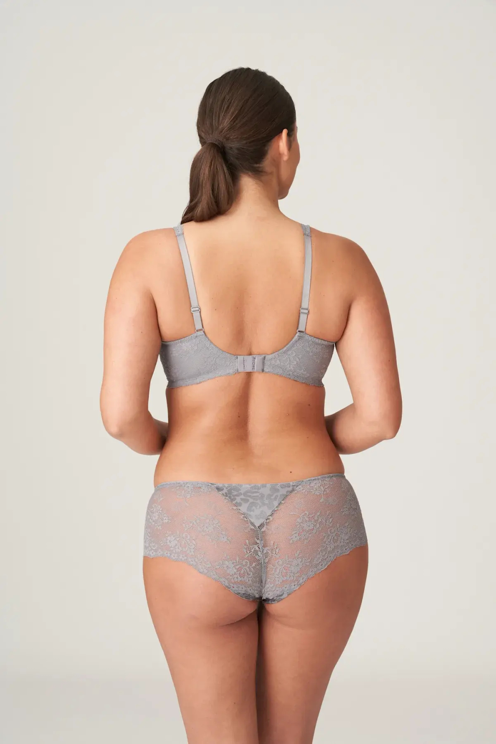 PRIMADONNA Twist Cobble Hill Бюстгальтер с поролоновым вырезом в форме сердца, серый