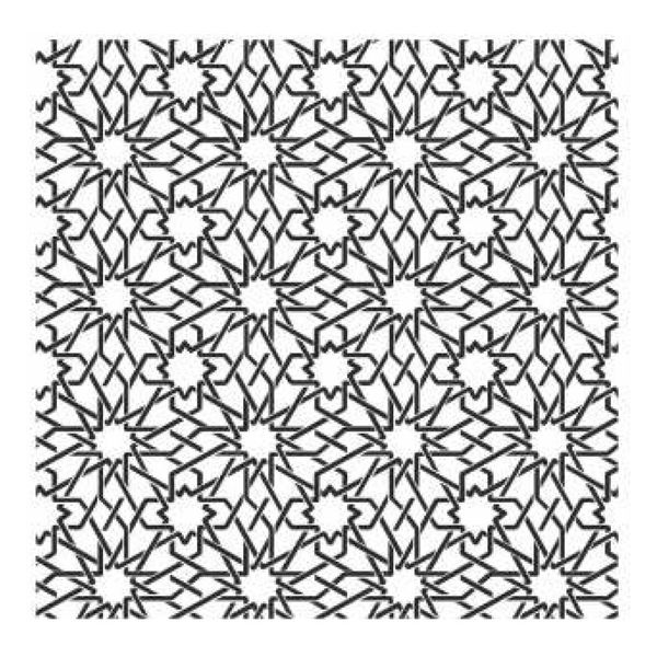 Текстурный лист Craft&Clay TSN, 06 Марокканские звезды