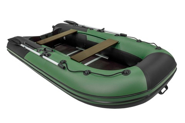 Лодка ПВХ Ривьера Компакт 3200 СК Комби зеленый/черный