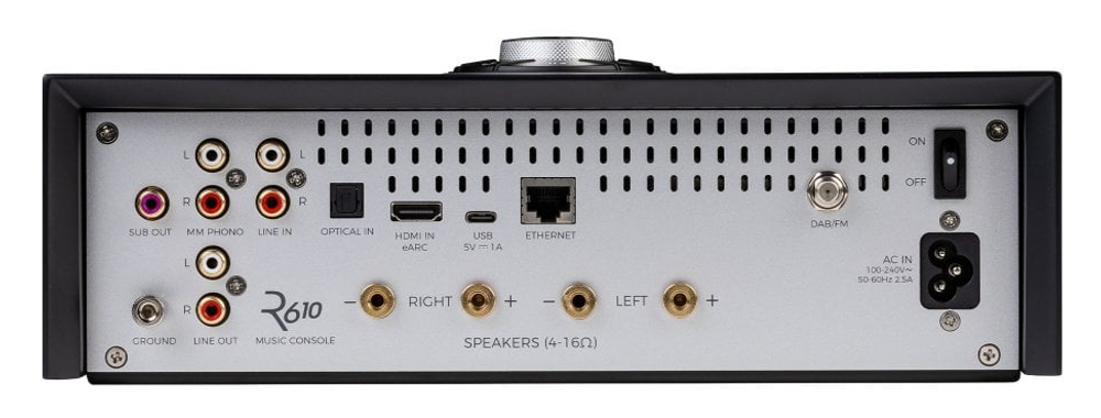 Cетевая аудиосистема "все-в-одном" Ruark R610 черный