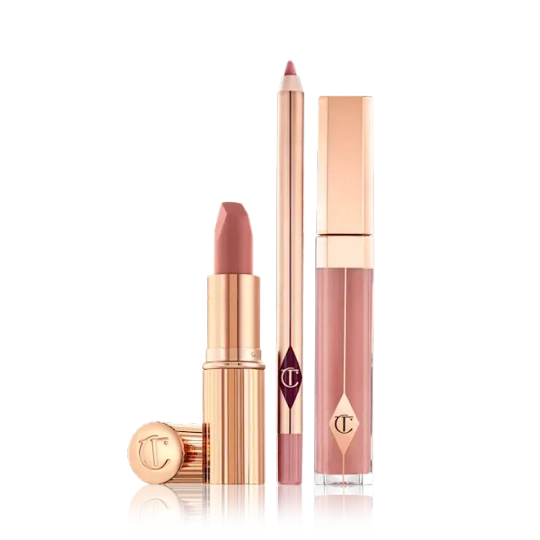 CHARLOTTE TILBURY Набор трио для губ Pillow Talk