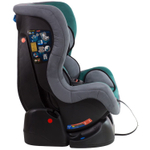 Автокресло детское Farfello GE-B велюр (серо-зелёное (green+dark gray))