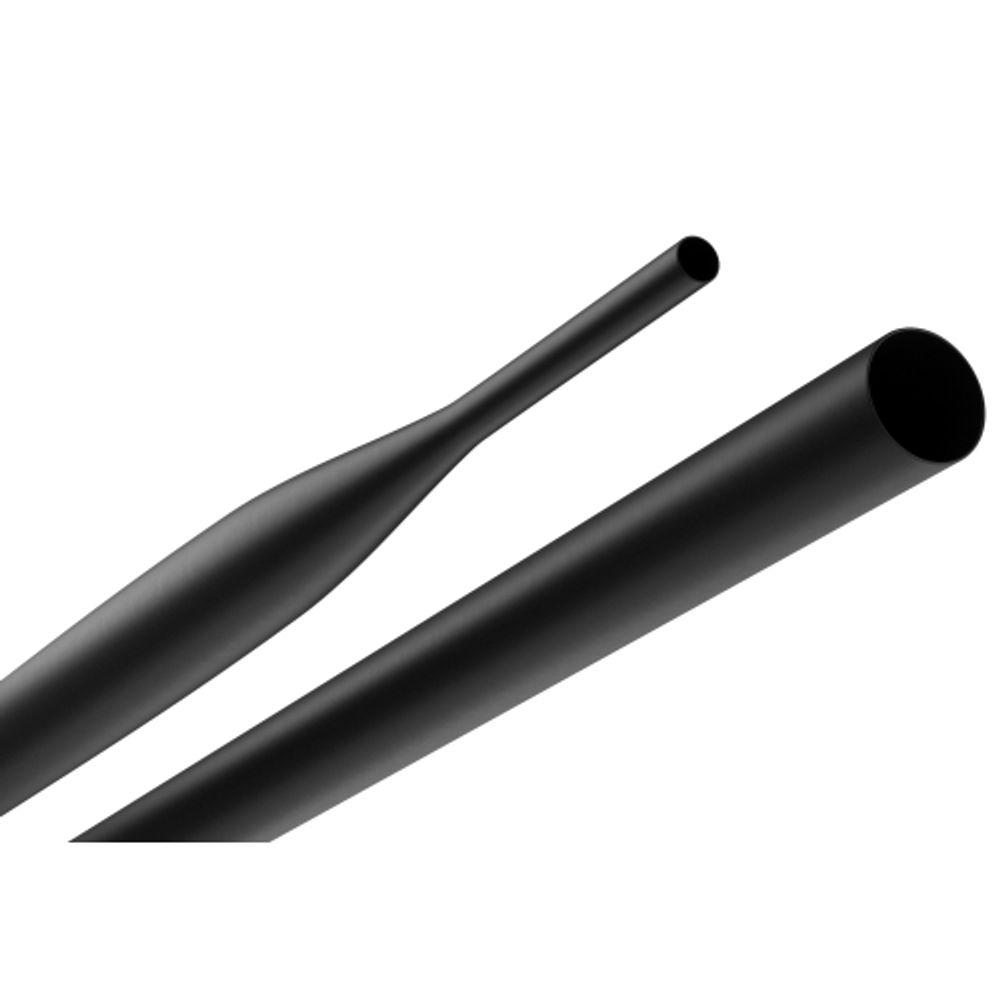 Термоусадочная трубка ЭРА NO-224-544 ТТУк 4.8/1.6 чёрная с клеевым слоем в отрезках по 1 м 10 шт