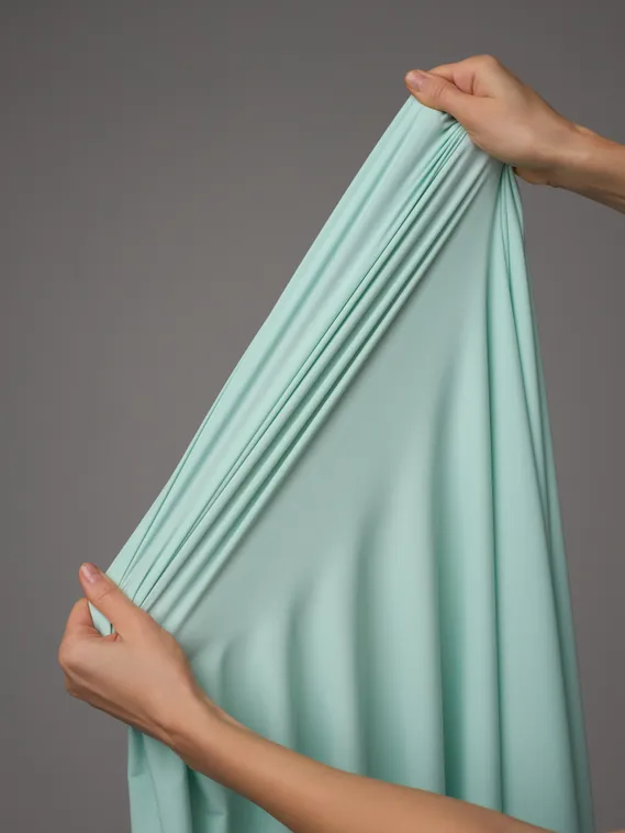 Микрофибра бельевая, эффект хлопка, Турция, ментол