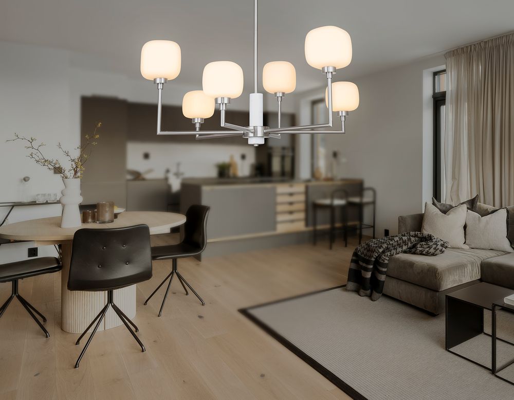 Ambrella Люстра на штанге с мрамором Ceramo Modern LH53001