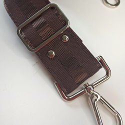 Гитарный ремень однотонный 4см Шоколад