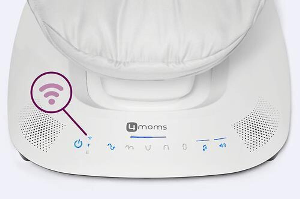 Кресло-качалка 4moms MamaRoo 5 Grey в комплекте с вкладышем