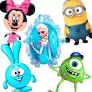 Шары - Герои мультфильмов