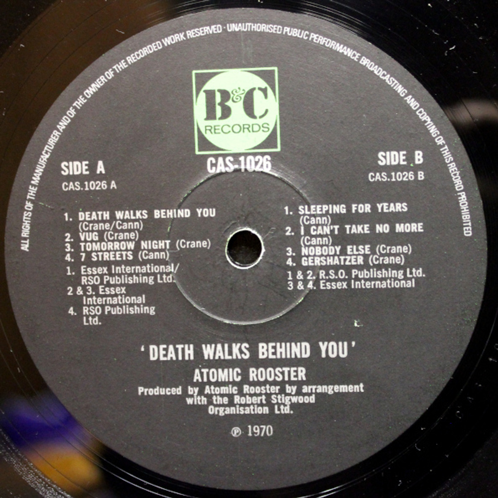 Atomic Rooster / Death Walks Behind You (LP)