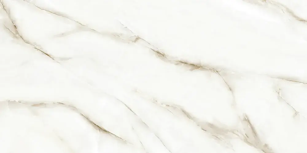 Керамогранит Alma Ceramica GFA114BCH00L Bianco Chiara 114x57 кремовый лаппатированный под мрамор