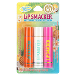 Lip Smacker, бальзам для губ, тропические фрукты, 3 шт. в упаковке, 12 г (0,42 унции)