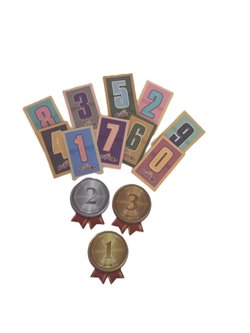 Игра Мини стол-Теннис с подсветкой и счетом, цвет красный (909E-1)