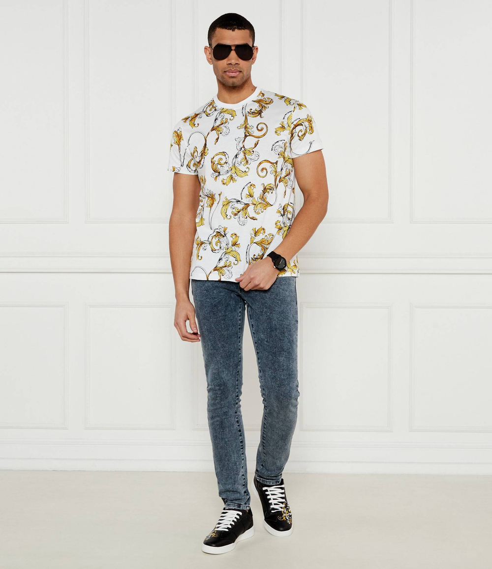 Футболка Versace Jeans Couture - белый(78GAH6S0JS458)