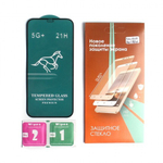 Защитное противоударное стекло Swift Horse для iPhone 12 Pro на полный экран, 012016 Черный