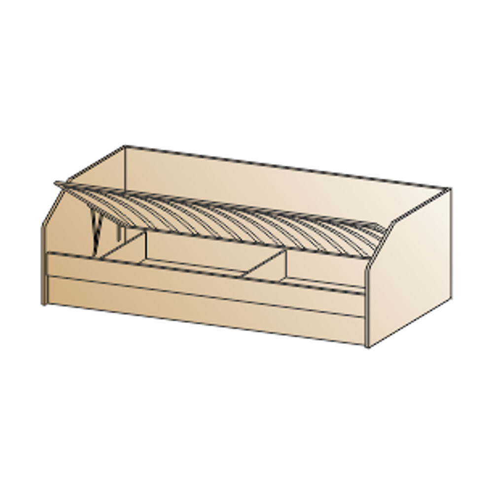 Кровать КР-118 (0,9*1,9)
