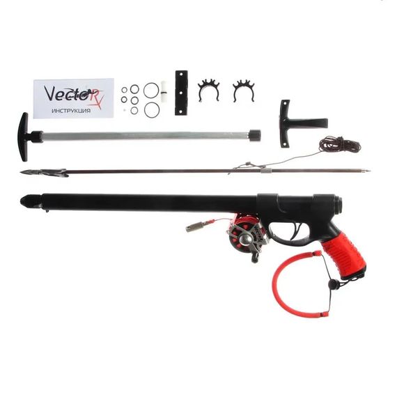 Ружье пневматическое подводное Vector (Вектор) Prime 650 с торцевой рукоятью (комплект)