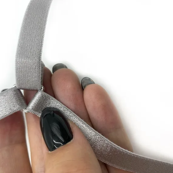 Треугольник для бретели серебро 10 мм, Arta-F