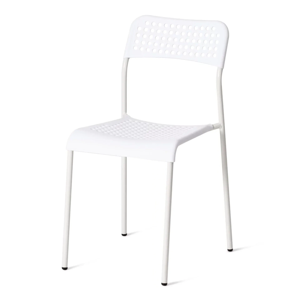 Стул Bengt белый, 42х47х78 см, полипропилен, металл