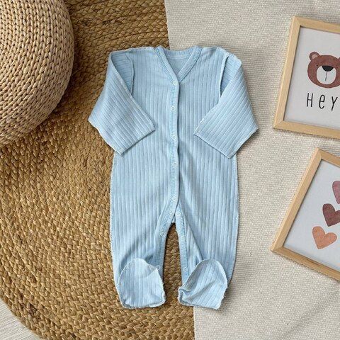 Комбинезон слип в рубчик