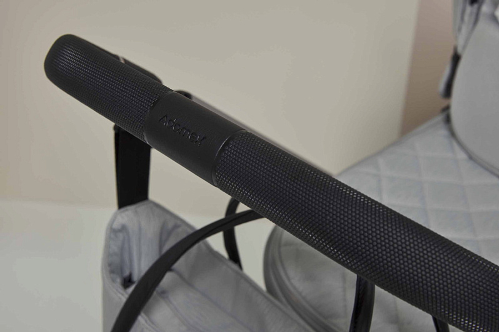 Детская коляска Adamex Delta Natura 2 в 1 DN-9-MOON (СВ.СЕРЫЙ)