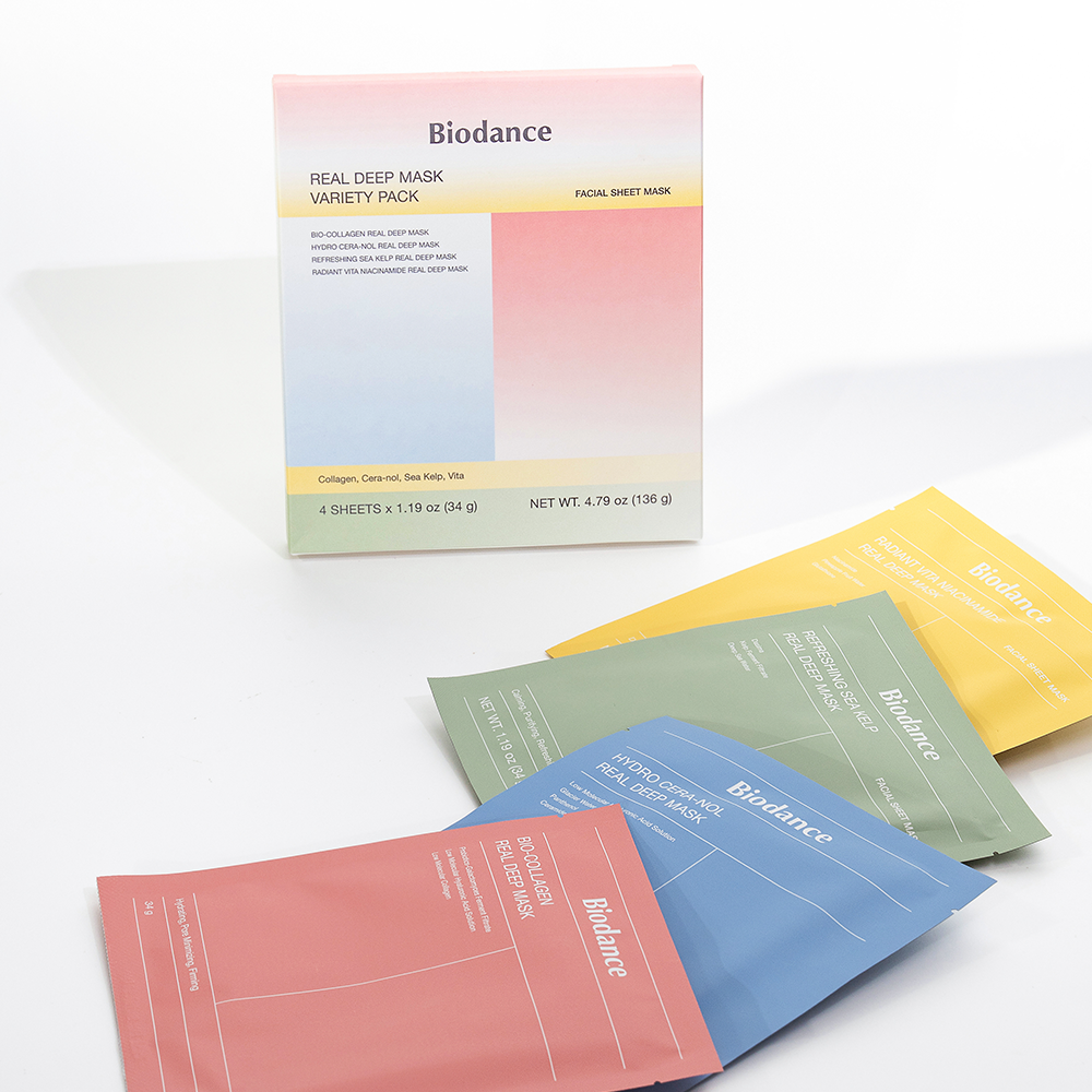 BIODANCE Набор масок Reel Deep Mask Variety pack, 4 шт