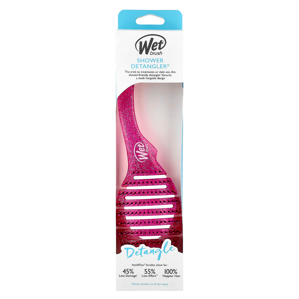 Wet Brush, щетка для душа Detangler®, розовый с блестками, 1 шт.