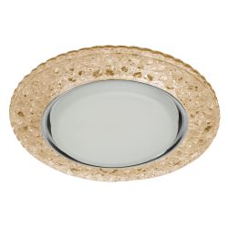 DK LD25 CHP/WH Светильник ЭРА декор cо светодиодной подсветкой Gx53, шампань