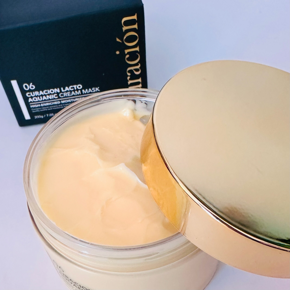 Крем-маска с лактобактериями 06 CURACION Lacto Aquanic Cream Mask 200 г