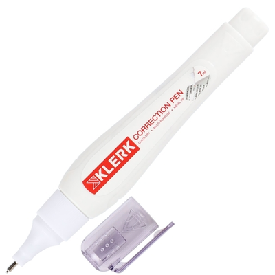 Корректор-ручка 7мл. химич.основа, морозоуст. мет.наконечник 209437 (KLERK)