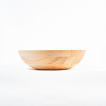 Деревянная глубокая тарелка (салатник) из древесины кедра 300 мм. T174