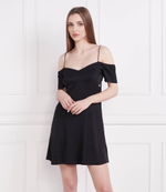 Платье OFF SHOULDER MINI CALVIN KLEIN JEANS - черный(J20J221073)