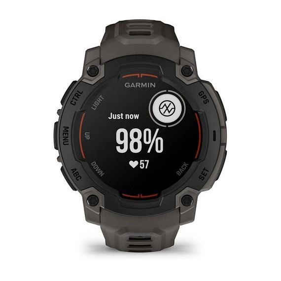 Умные часы Garmin Instinct E 45 mm Black with Charcoal Band (010-02933-00)