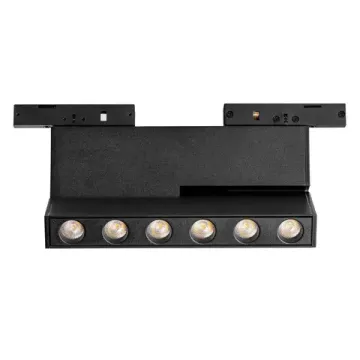 Трековый линейный поворотный светильник 6W 3000K 206937 чёрный Linea Lightstar