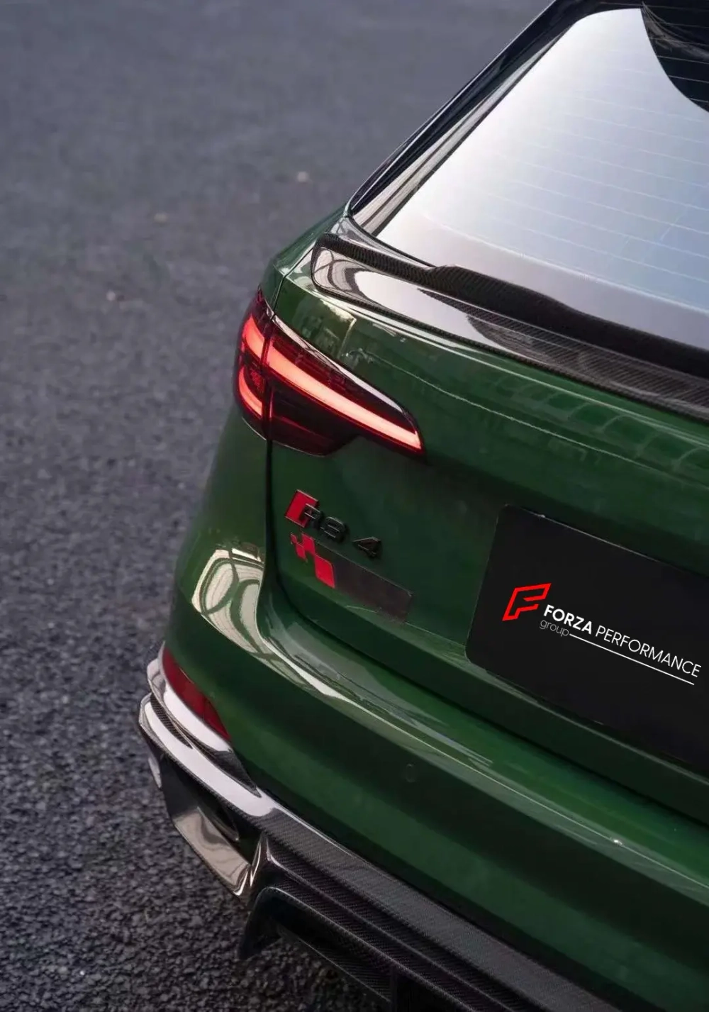 Карбоновый обвес для AUDI RS4 B9 2018+ Ауди аэродинамический обвес