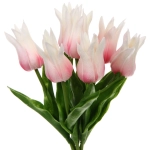 Цветы искусственные «Natur» 37см Тюльпаны 7шт розовые