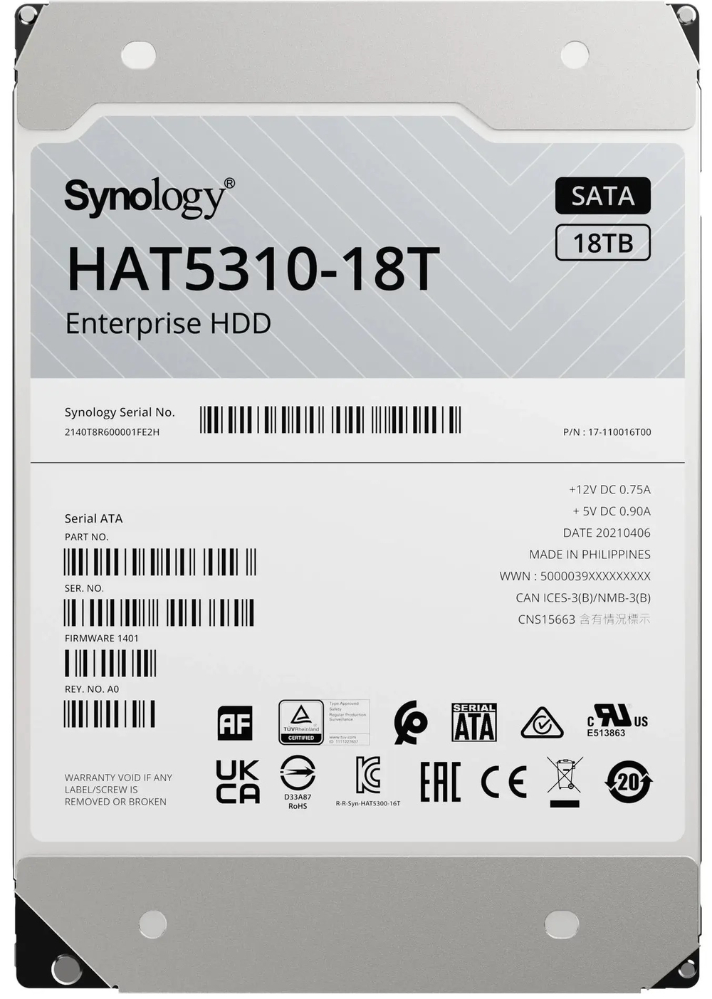 Жесткий диск  Synology HAT5310-18T