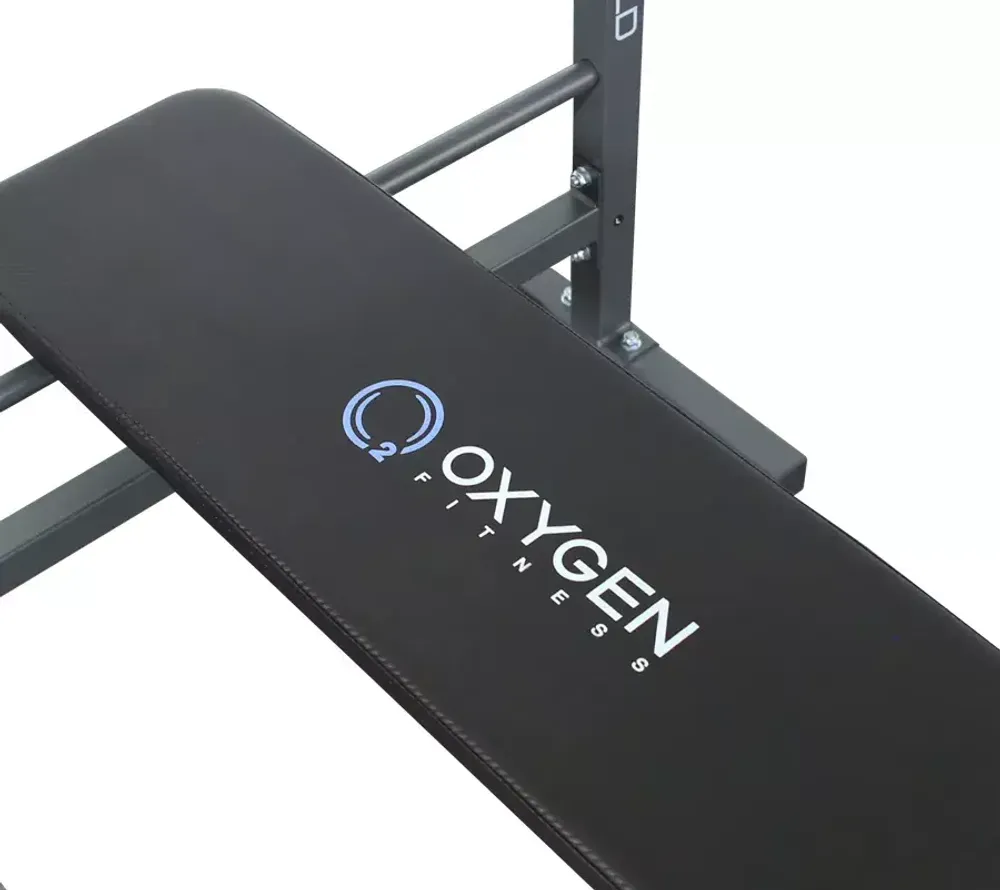 СКАМЬЯ ДЛЯ ЖИМА СО СТОЙКАМИ ДОМАШНЯЯ OXYGEN FITNESS SPRINGFIELD