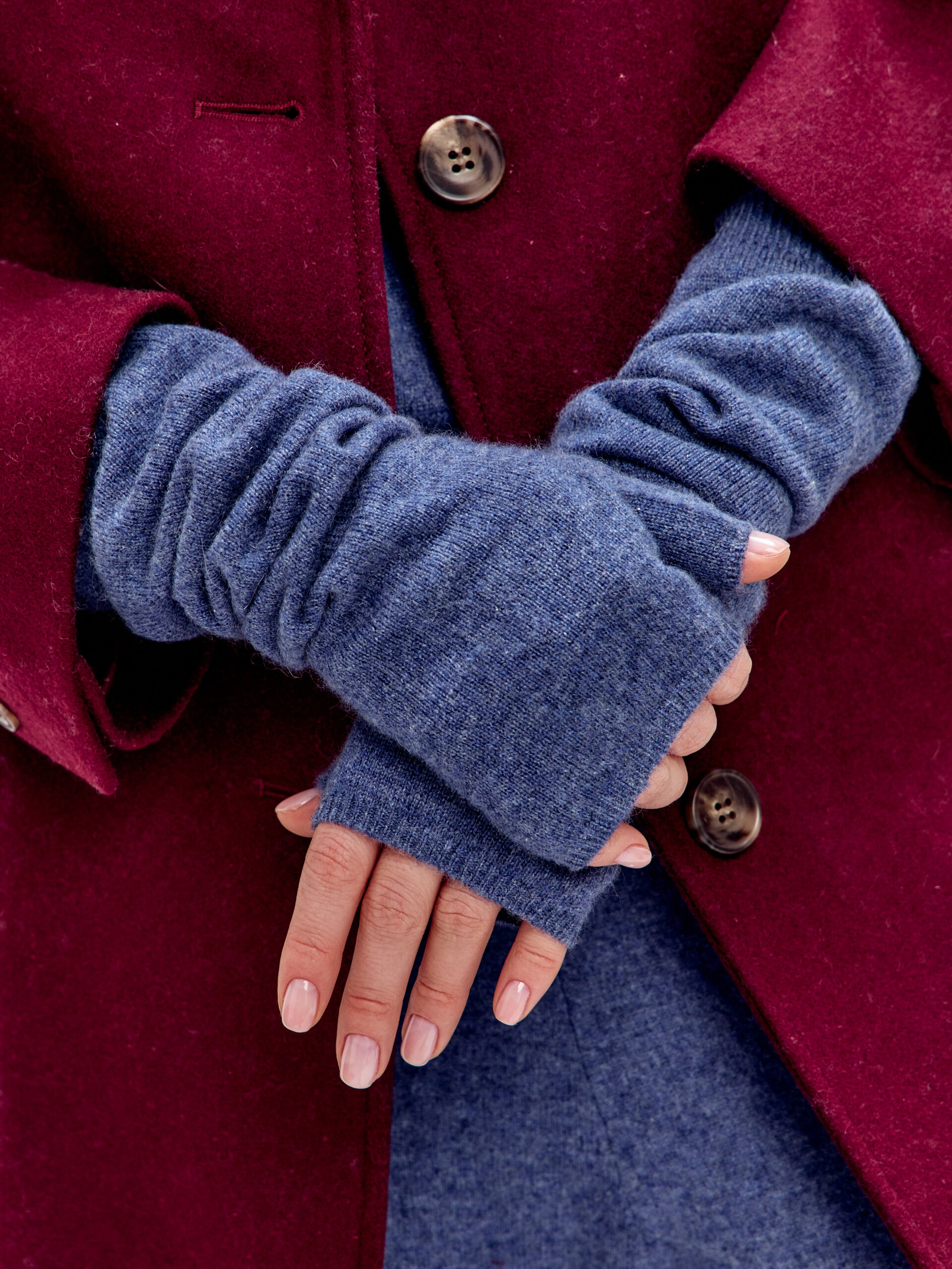 Митенки из кашемира