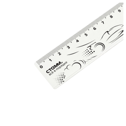 Линейка 20см СТАММ "Машинки", пластик