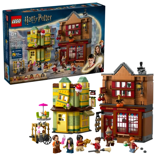 Конструктор LEGO Harry Potter 76452 Качественные принадлежности для квиддича и кафе-мороженое