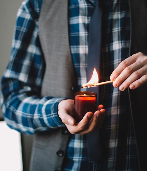 Hashish, свеча Woodblock, Kobo Candles