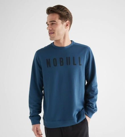 Кофта синяя Nobull без капюшона