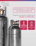 Варочная панель газовая OASIS P-MEND