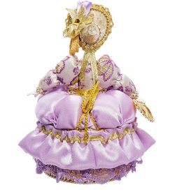 РусКукла RK-733/ 2 Кукла-шкатулка «Дама с веером»