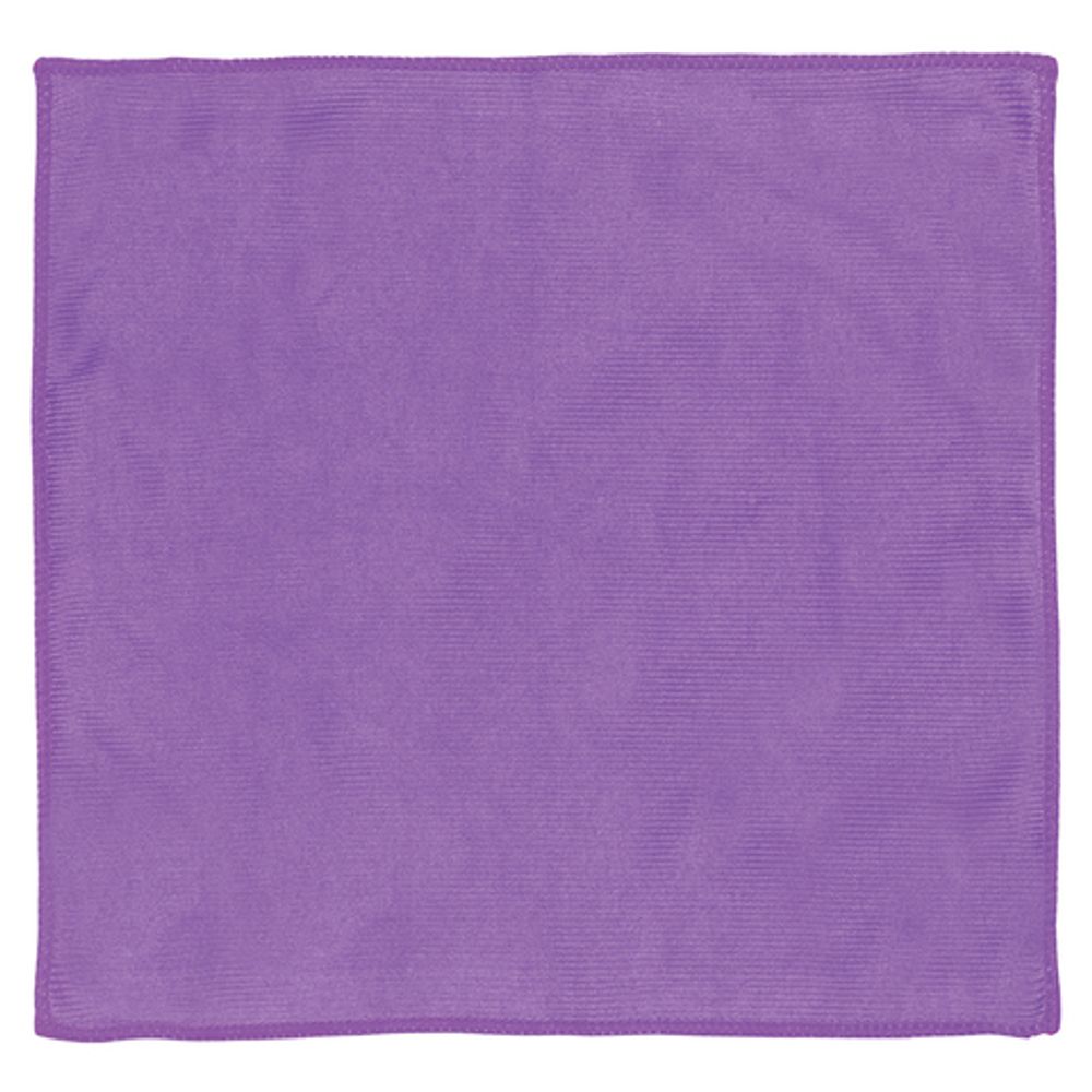 Салфетка из МИКРОФИБРЫ для стекол и зеркал 30х30 см, фиолетовая, 280 г/м2, LAIMA, 601248