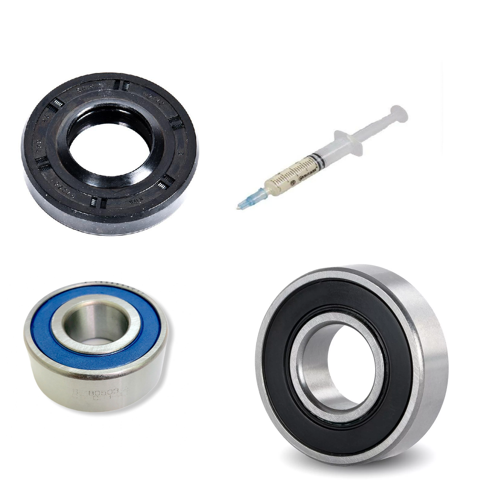 Hotpoint-Ariston RST 6229 S Подшипники для стиральной машины 6204+6205 2RS сальник 30х52х8.5/10.5 смазка