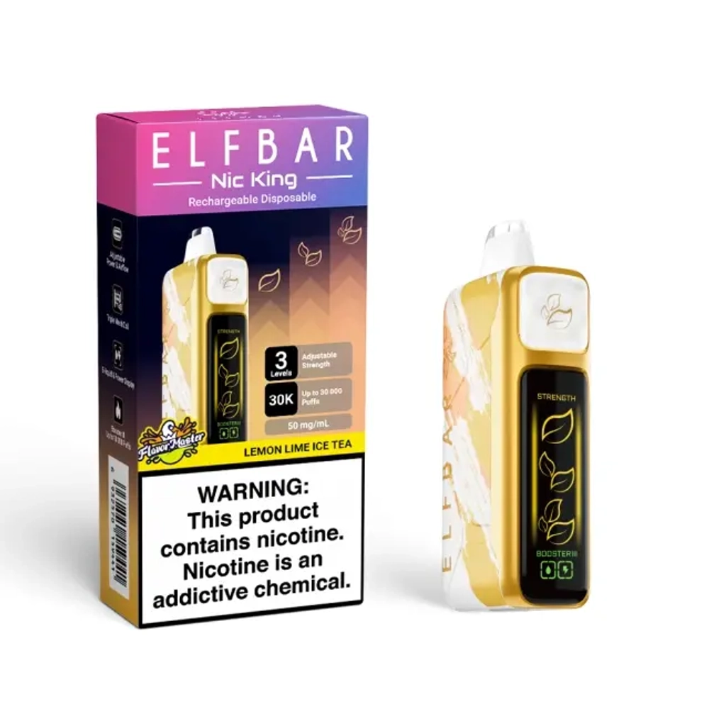 ELF BAR NIC KING 30 - Lemon Lime Ice Tea (5%nic)