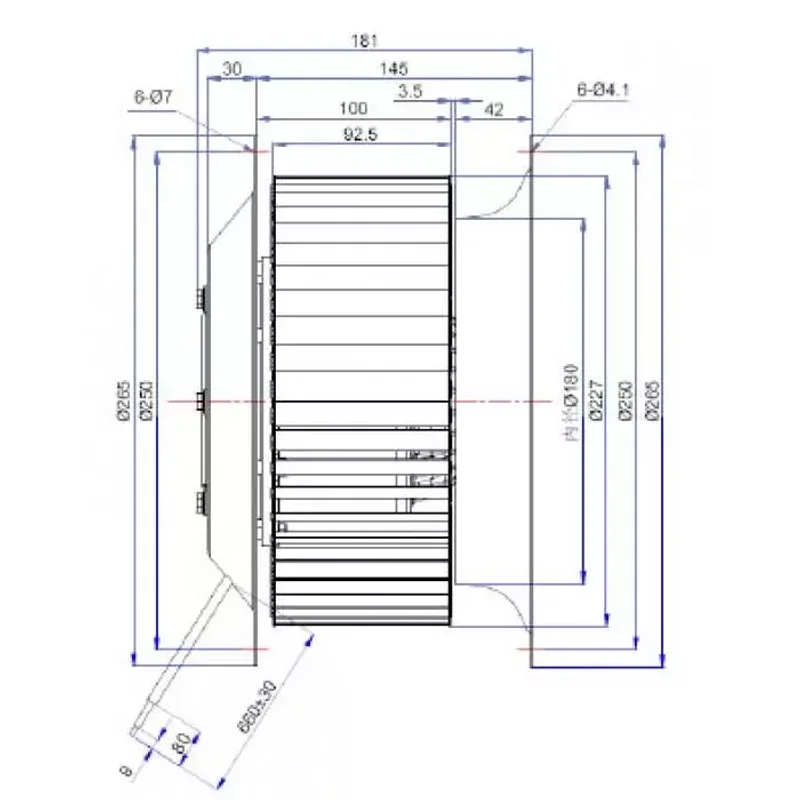 Мотор-колесо Vilmann FT-225-4D / LZW-225-4D